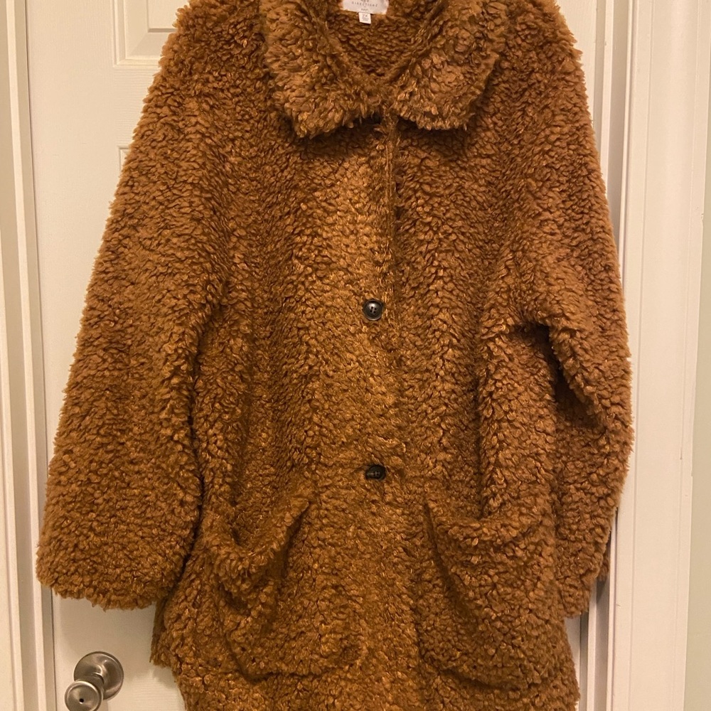 New Directions Teddy Bear Coat 2X